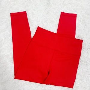 Zyia Active 7/8 Length Red Orange Leggings 6-8